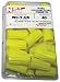 NSI INDUSTRIES WC-Y-CB NON-WINGED WIRE CONNECTORS (BLISTER PACK OF 40; YELLOW)