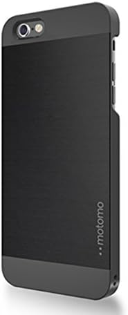 LIMITED STOCK SALE Iphone 6 Plus &amp; 6S Plus [5.5],PREMIUM Slim Aluminum Alloy Case Brushed Impact Absorbent Bumper Shock Black INO Metal PVC Skin Cover Motomo