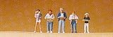 AT THE BUFFET - PREISER N SCALE MODEL TRAIN FIGURES 79107