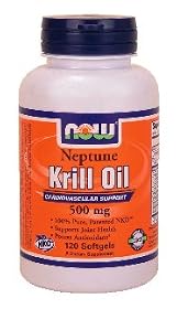NOW Foods Neptune Krill Oil 500mg, 120 Softgels,