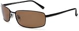 Sunbelt Men’s Neptune 190 Polarized Sunglasses,Black Frame/Brown Lens,one size Picture