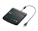 Logitec 再生/読込専用 外付型ポータブルDVDドライブ(DVD再生ソフト付き) ブラック LDV-P8U2VBK