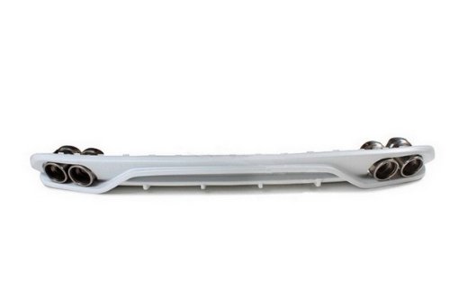 Auto Parts ABT Style Rear Bumper Diffuser With Exhaust Tip Fit For STANDARD AUDI A4 B8 BUMPER 2009 2010 2011 2012