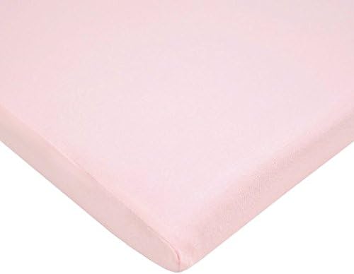Pindaboo 100% Cotton Value Jersey Knit Bassinet Sheet,Pink