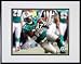 Photo File Miami Dolphins Ronnie Brown Framed Photo