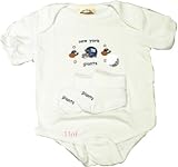 New York Giants Newborn Baby Creeper W/Booties