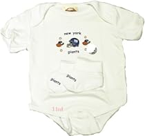 New York Giants Newborn Baby Creeper W/Booties