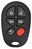 2004-2010 Toyota Sienna XLE Six Button Keyless Entry Remote Fob Clicker With Free Do-It-Yourself Programming and Free eKeylessRemotes Guide