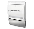 Blomus 65122 Stainless steel newspaper holder for Mail Letter Box