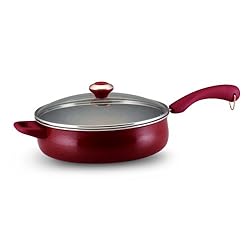 Paula Deen 5 Quart Porcelain Covered Deep Saute Pans