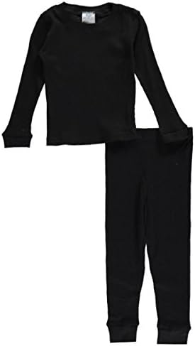 America Hero Little Boys' 2-Piece Thermal Underwear Set - black, 5 - 6