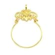 Heart Charm Holder 14k Gold 31mm