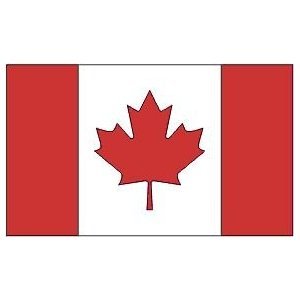 Top Qualität – Flagge KANADA Canada Fahne, 250 x 150 cm, EXTREM REIßFEST, Keine BILLIG-CHINAWARE, Stoffgewicht ca. 100 g/m², sehr robust, extra starke Messing-Ösen – mehrfach umlaufend genäht, ideal als Hissflagge Hissfahne für Innen/Außen, für Haus, Garten zur Deko