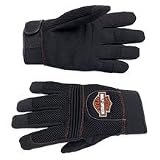 Harley-Davidson® Men's Mesh Full-Finger Gloves. Bar & Shield logo. 98263-07VM