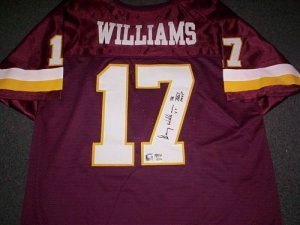 Doug Williams Washington Redskins NFL Hand Signed Authentic Maroon Jersey