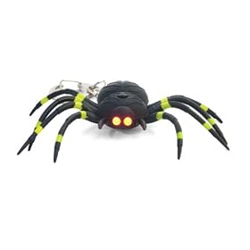 Kikkerland KRL06TC Spider LED Keychain with Sound
