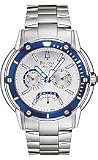 Bulova Marine Star Stainless Steel Bracelet White Dial Men's Watch #98C107