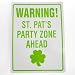 St. Patrick's Day Party Sign