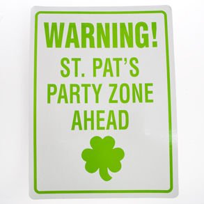 St. Patricks Day Party Sign