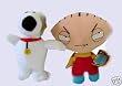 Family Guy Stewie Brian Griffin Dog Plush Doll Toy