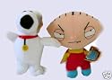 Family Guy Stewie Brian Griffin Dog Plush Doll Toy