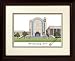 Abilene Christian University Alma Mater Alma Mater 14x18 Lithograph in Mahogany Frame