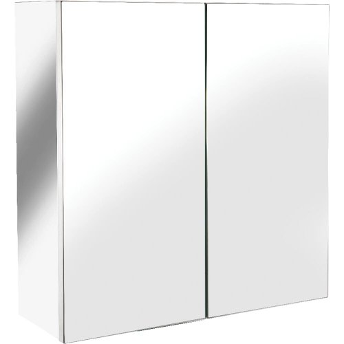 Croydex Avon Armoire 2 portes Inox