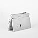 Exact(TM) PU Leather Folio Case for Nook HD 7 Tablet White (Support Auto Sleep/Wake Function)