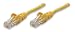 Intellinet, 6 inch (0.5 ft). CAT.5E UTP Patch ethernet Cable with Snagless Molded Boots, Yellow