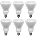 EcoSmart 65W Equivalent Soft White (2700K) BR30 CFL Light Bulb (6-Pack)