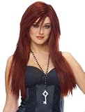 Hayley Williams Sleek Red Wig