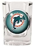 Miami Dolphins Square Shot Glass