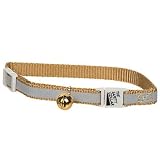Aspen Pet Reflective Safety Cat Collar in Gold
