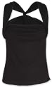 LIGHTWEIGHT JERSEY SHIRRED TUNIC TEE