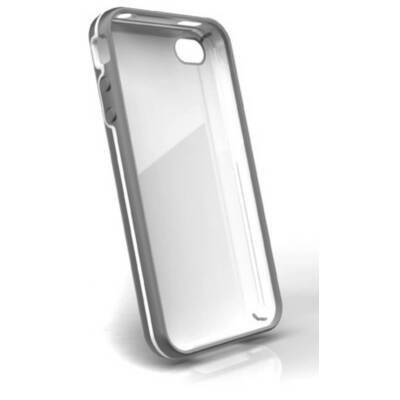 Hornettek Aprolink Fusion iPhone 4 Dual Shell /w Dual Injection Technology White Color Casing with Grey Rubber (*Personalize your own custom design)