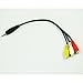 Uxcell a12070200ux0053 Connector Male to Female Adapter Audio Video Cable