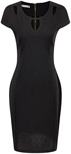 Girls Day Summer New Slim Pencil Skirt Hollow Short Sleeves Dress