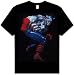 Search : Captain America Superhero Marvel ACTION Adult Black T-shirt