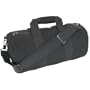 Black Canvas Shoulder Duffle Roll Bag - 12 X 24 Travel/Recreational Carry Bag