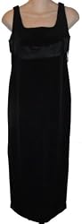 Women's Jones New York Evening Dress Black Size 4 Petite