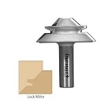 Buy 55-502, 1 2 Shank Baby Lock Mitre Router Bit With FREE Set-Up Blocks by infinity Tools