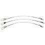 Eagle Claw Tackle Heavy Duty Wire Leaders Black 6" 20lb 3pcs #08012-001