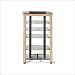 Wood Technology MGA6B/TR6M - MG 6-Shelf Audio Rack with Maple Trim Kit