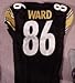 Hines Ward Pittsburgh Steelers Autographed Authentic Reebok NFL Football Jersey (Black)