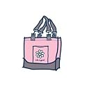 LIFE IS GOOD DAISY TOTE - O/S - TULIP