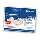 Petmate Fresh Flow Dog and Cat Filter Replacement for Deluxe Fountain, 6-Pack