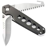 Buck Alpha Crosslock Gun Metal Grey Folding Hunter by Pachi Paradice