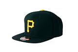 MLB Men's Pittsburgh Pirates Cooperstown 400 Snapback Cap (Black, Adjustable)