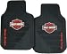 PlastiColor Vehicle Floor MatsRubber - BlackFront Mats with Harley-Davidson w/ Bar & ...