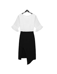 Sexy Spring Summer Cotton Illusion Slit Bodycon Dress/Mini Dress 